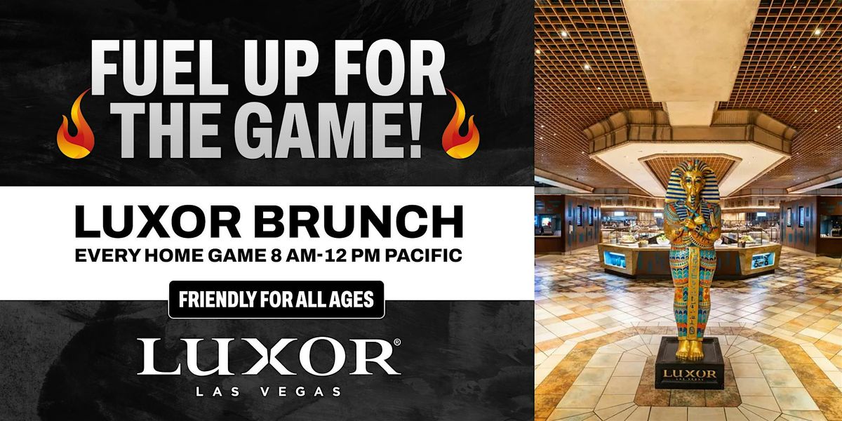 The Black Hole Presents: Game Day Brunch At Luxor