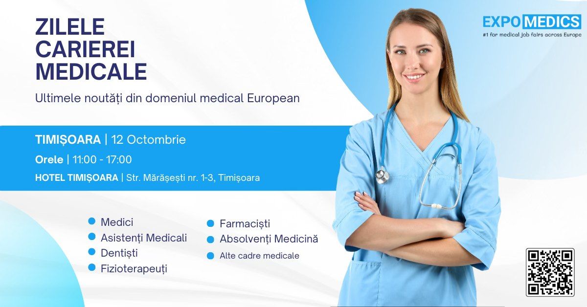 T\u00e2rg International de Cariere in domeniul Medical | Timisoara 