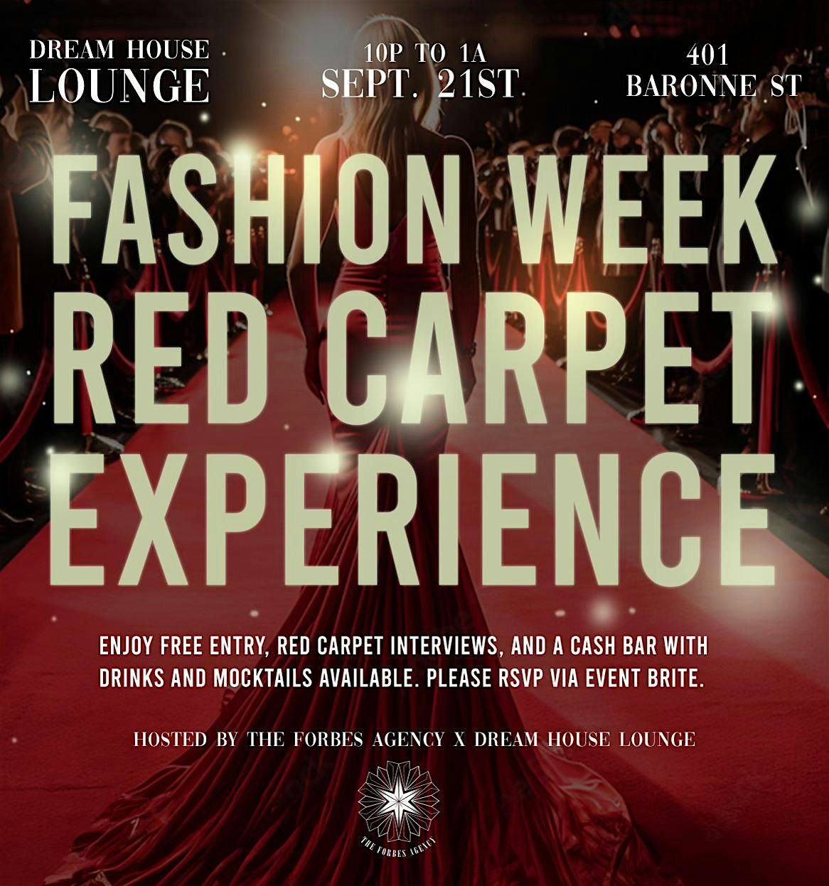 The Red Carpet Fashion Week Experience by TFA