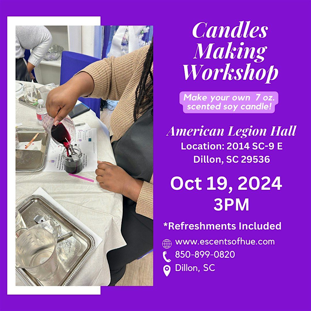 Candle Making in Dillon, SC