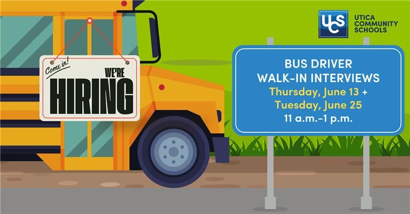 UCS School Bus Driver Walk-In Interviews