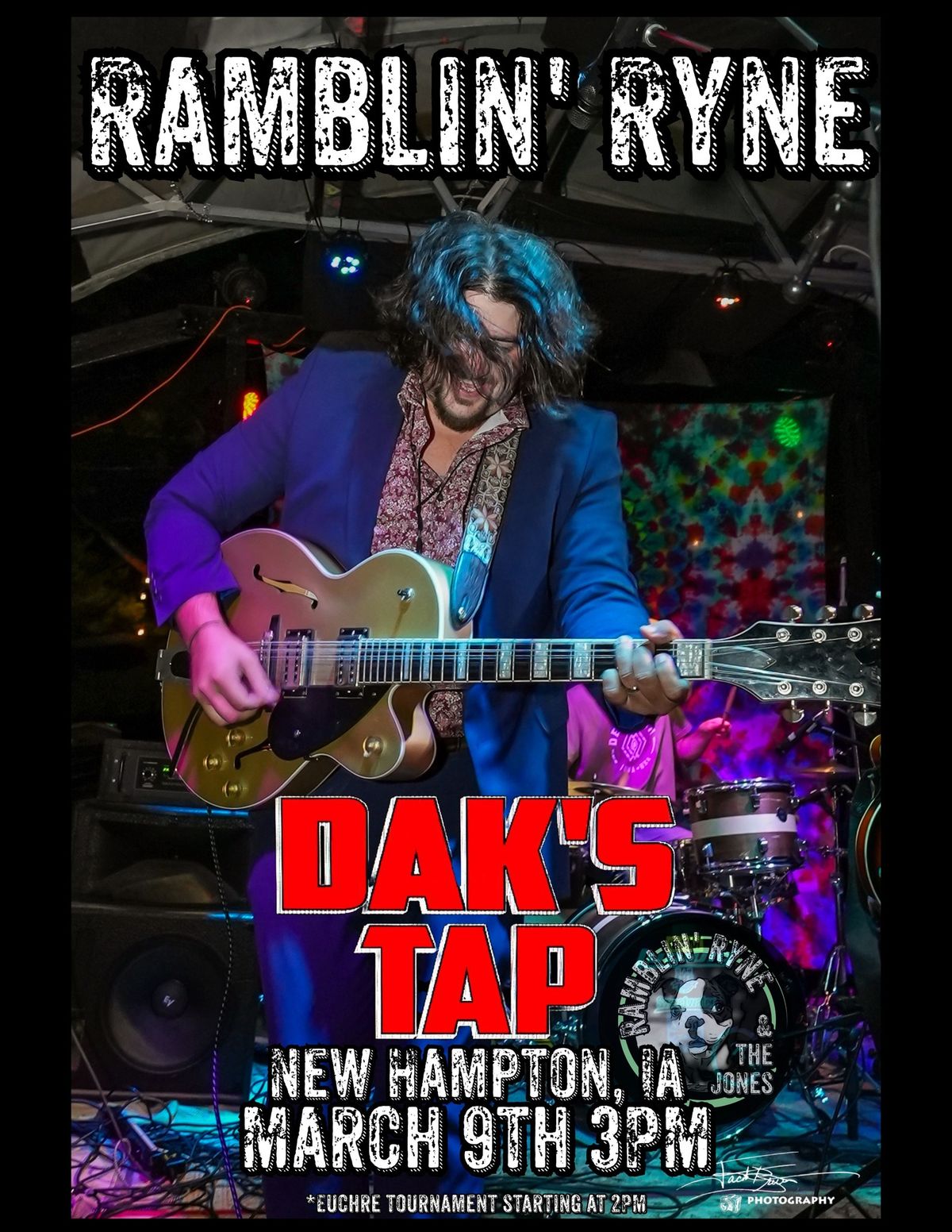 Ramblin\u2019 Ryne live at Dak\u2019s Tap in New Hampton! (Euchre tournament at 2PM. Music at 3PM)