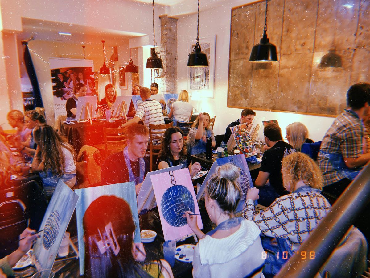 Boozy Brushes, Disco Sip and Paint Party! Glasgow