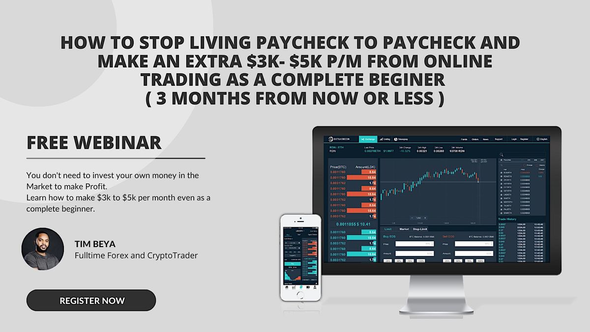 How to make an Extra $5k from Online Trading to Stop Relying on a Paycheck