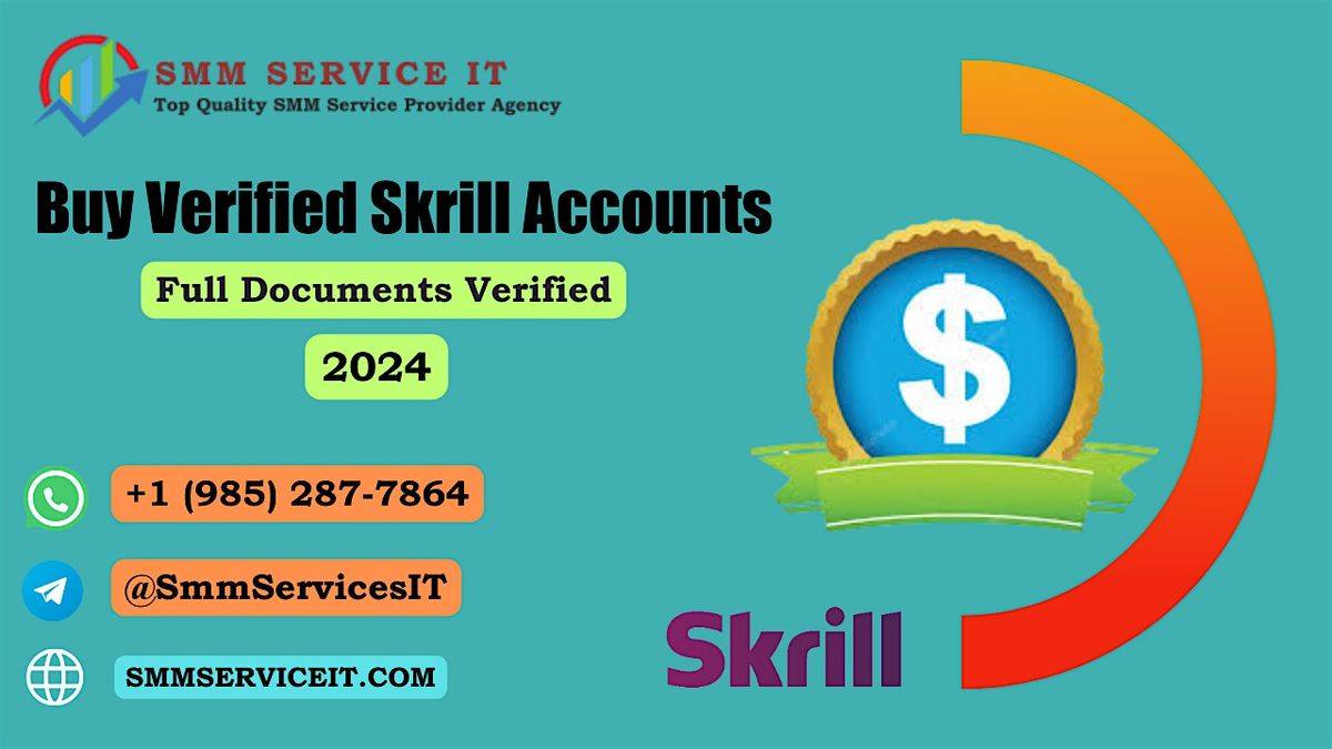 5 Best Place To Buy Verified Skrill Accounts In 2024