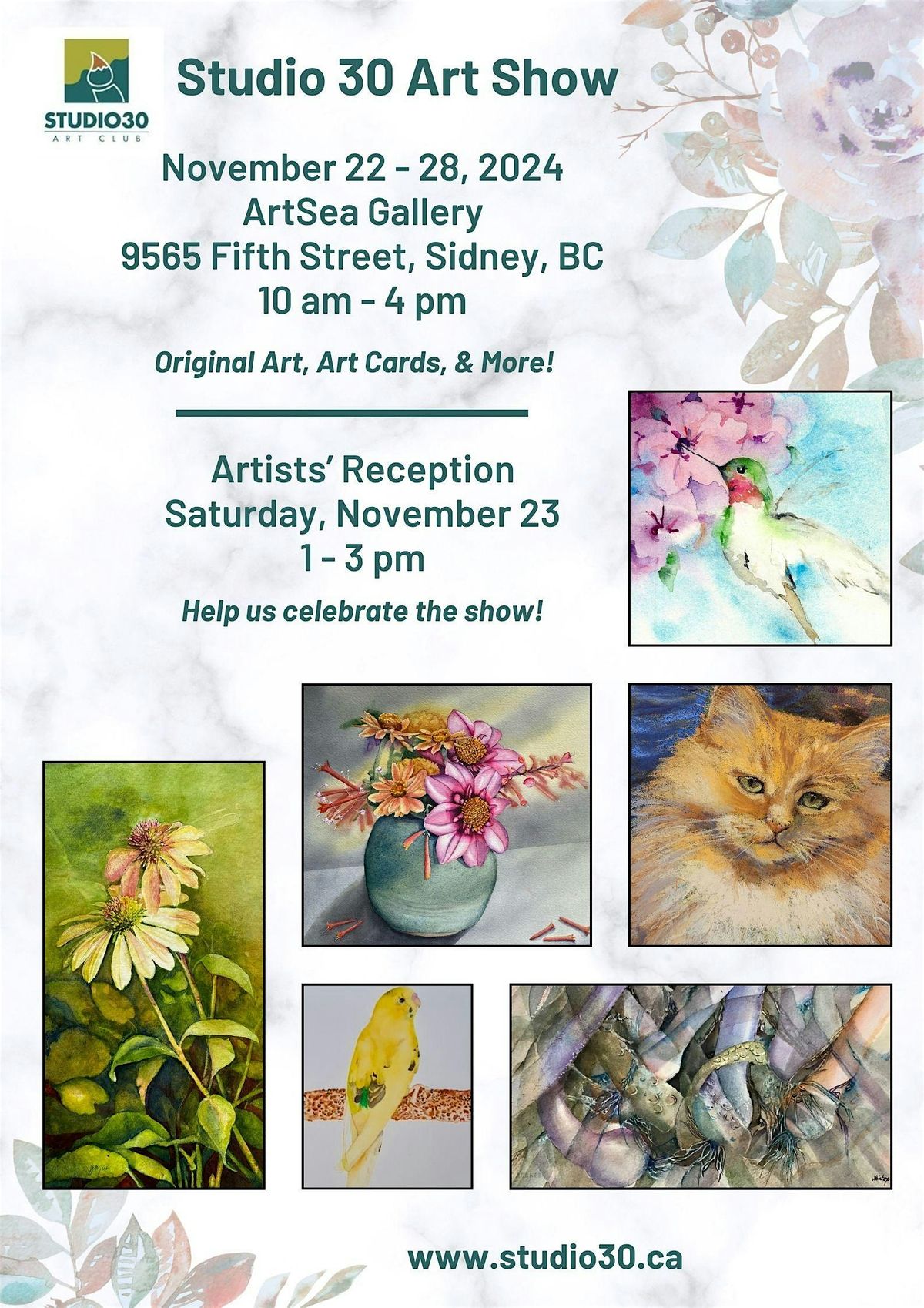 Studio 30 Annual Art show and sale