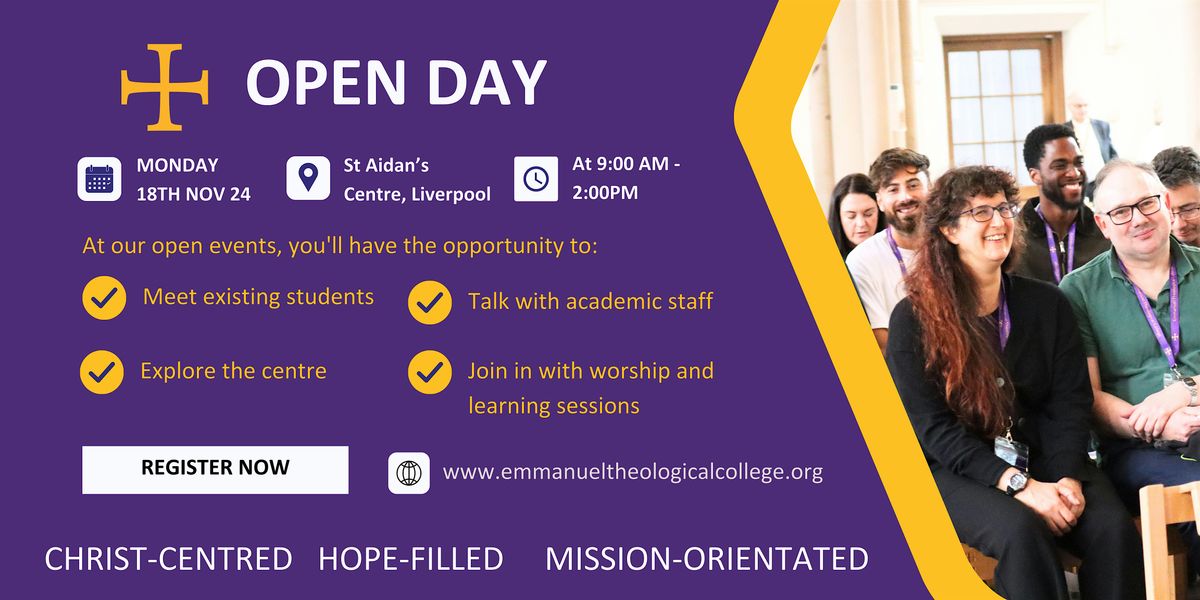 Open Day - November 18th 2024