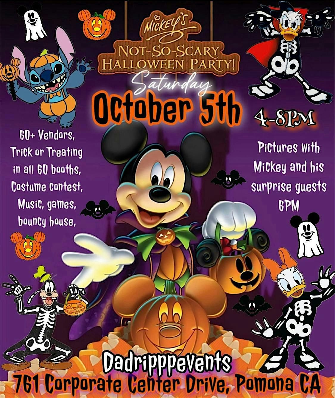 Free Mickeys Halloween Party Night Market