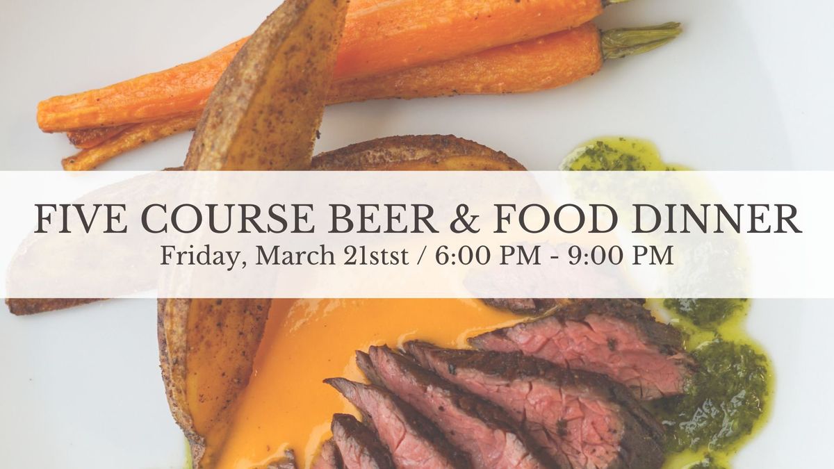 Beer & Food Pairing Dinner at Lost Barrel Brewing