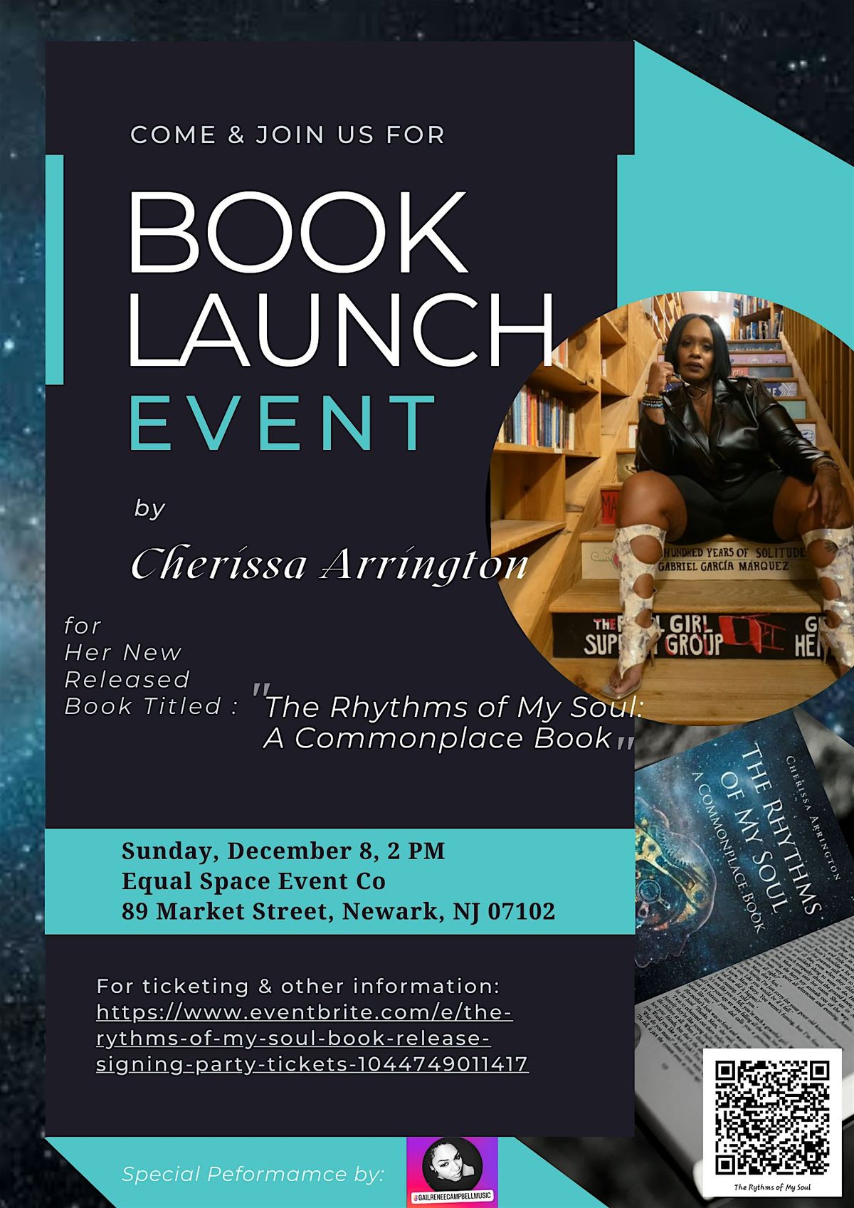 THE RYTHMS OF MY SOUL BOOK RELEASE &SIGNING PARTY