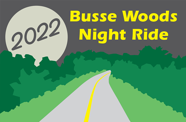 2022 Busse Woods Night Ride, Busse Lake Boating Center, Elk Grove