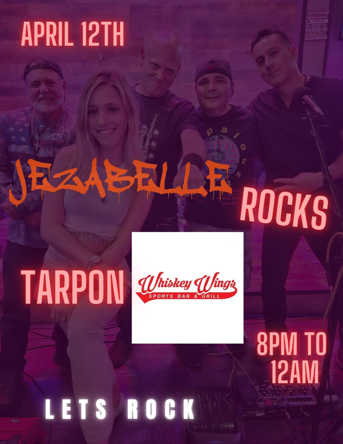 Jezabelle Rocks Tarpon Whiskey Wings 