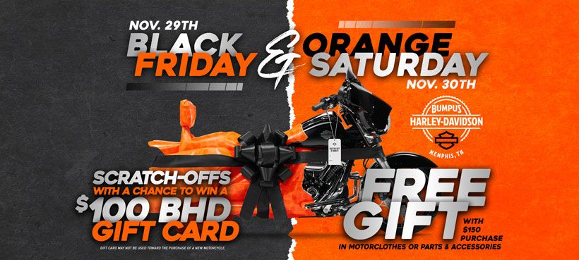 Black Friday 11\/29 & Orange Saturday 11\/30