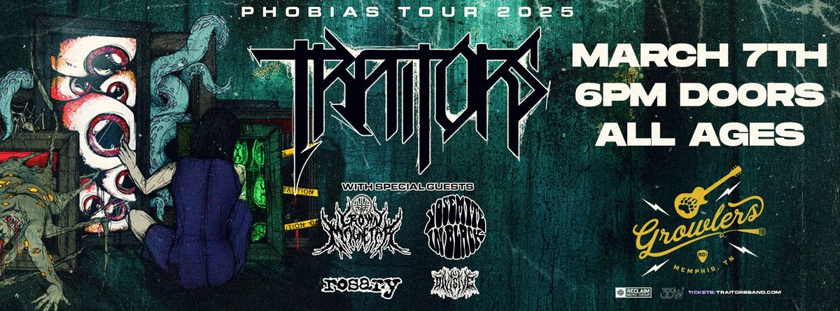 Traitors - Phobias Tour at Growlers - Memphis,TN