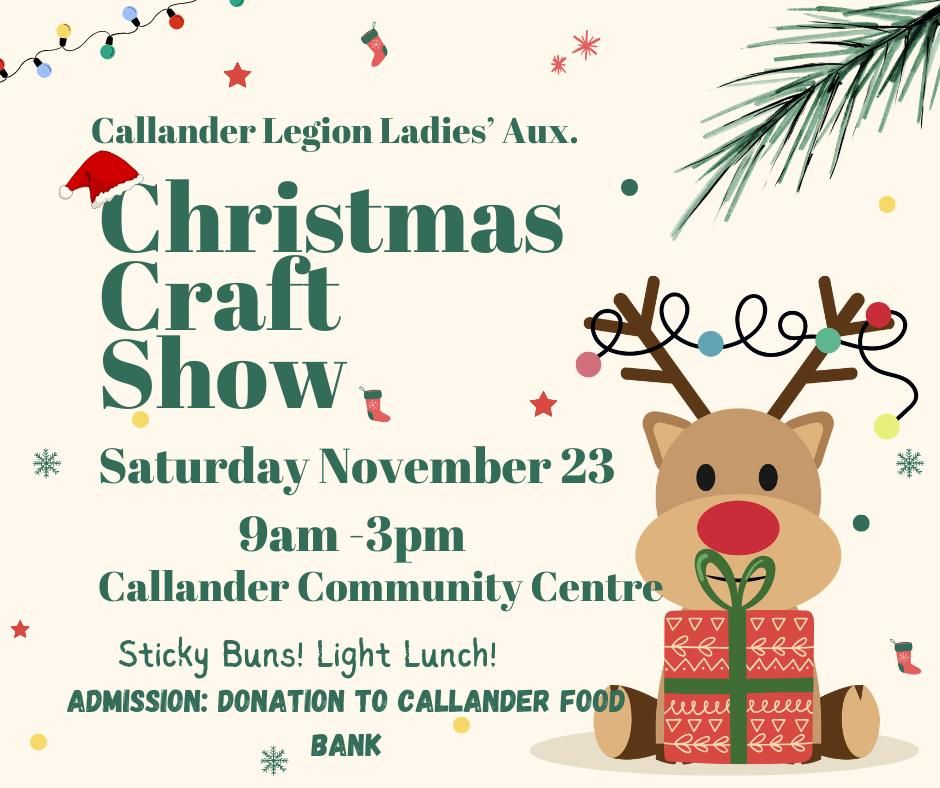 Callander Legion Ladies Christmas Craft Show