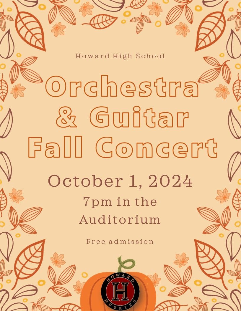 Orchestra & Guitar Fall Concert