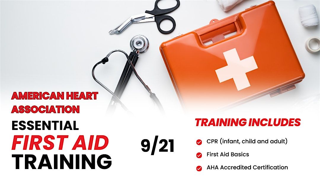 American Heart Association First Aid\/CPR Training - Afternoon Course