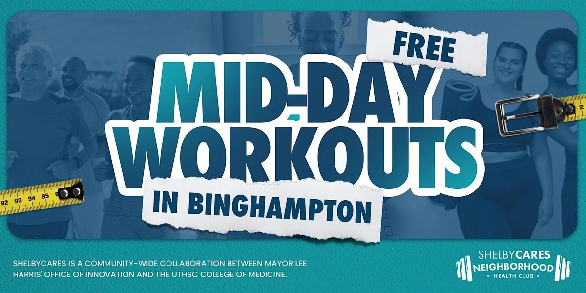 Free Wednesday Workouts @ Binghampton Neighborhood Health Club