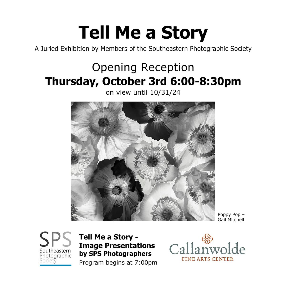 Southeastern Photographic Society presents Tell Me A Story at Callanwolde