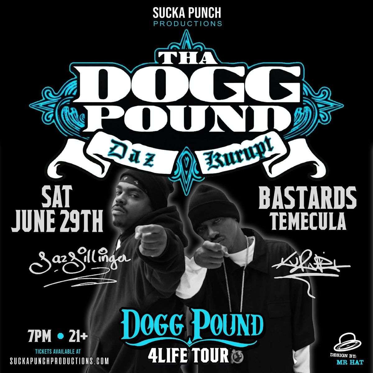Sucka Punch Productions THA DOGG POUND DAZ & KURUPT LIVE IN CONCERT AT BAST