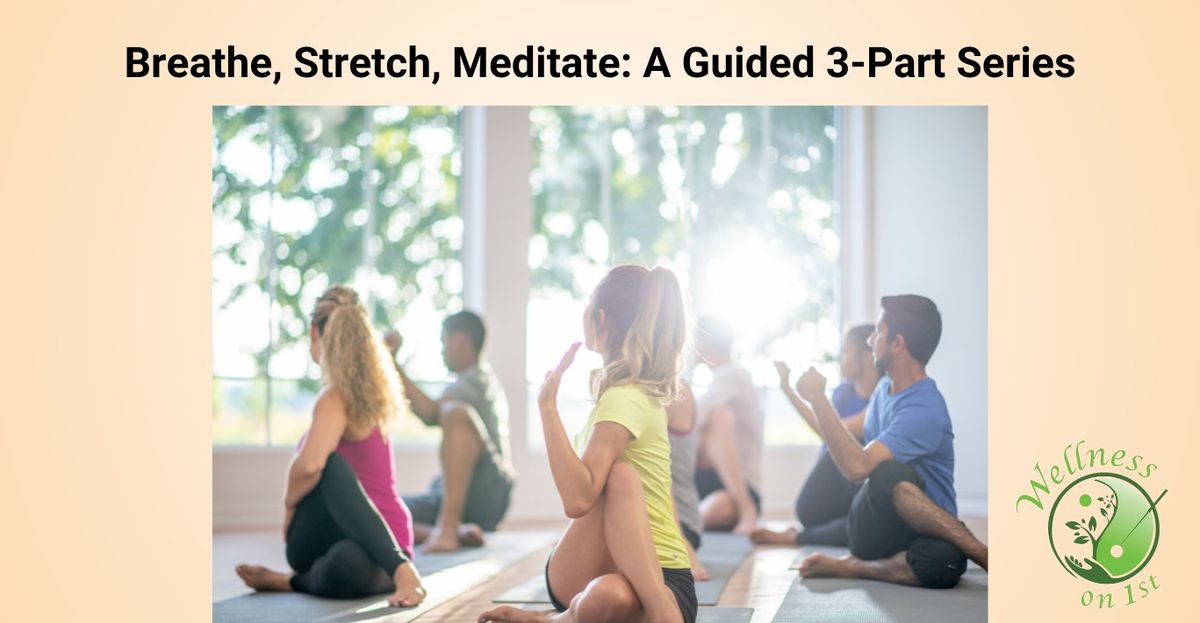 Breathe, Stretch, Meditate: A Guided 3-Part Series