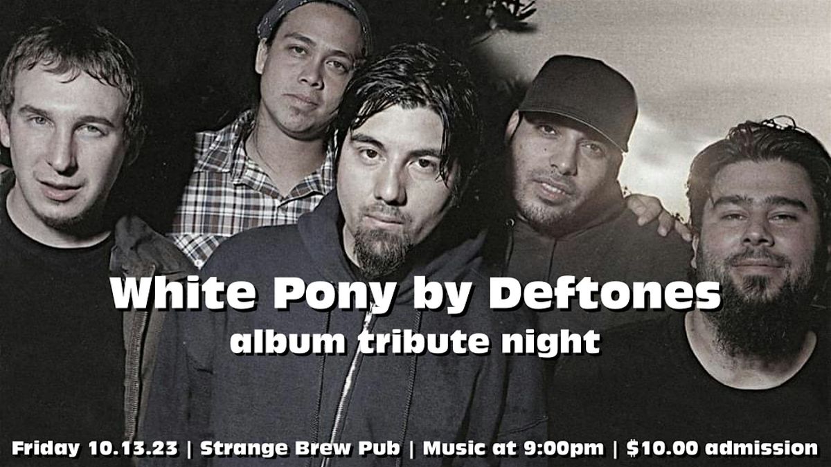 White Pony by Deftones album tribute night