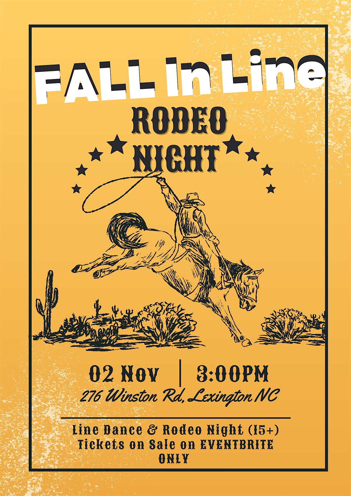 FALL In line Rodeo & Line Dancing Night