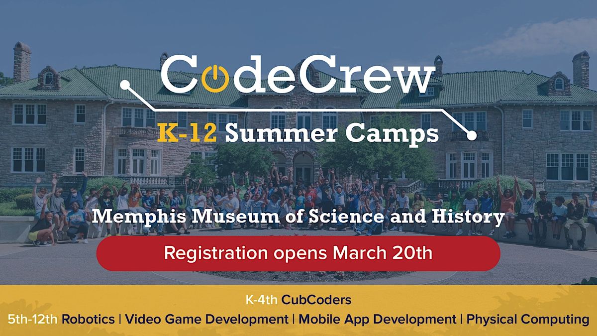 CodeCrew 5th-12th Summer Camp 2023