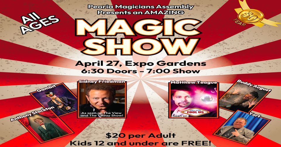 Family Fun Magic Show - Bring the Kids!
