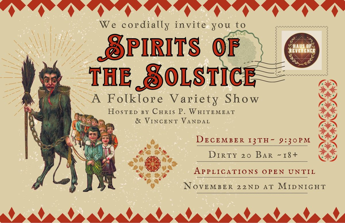 Spirits of the Solstice: A Folklore Variety show