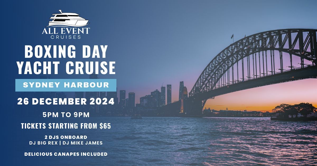 Boxing Day Dinner Cruise on Sydney Harbour