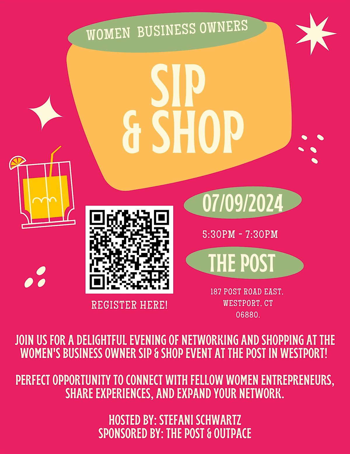 Women Business Owner Sip & Shop