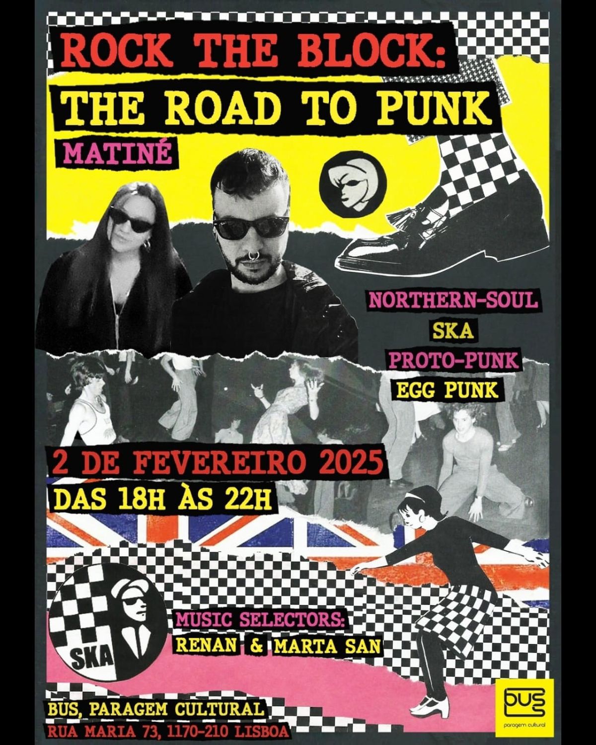 Rock The Block: The road to Punk - DJs Renan & Marta San & 