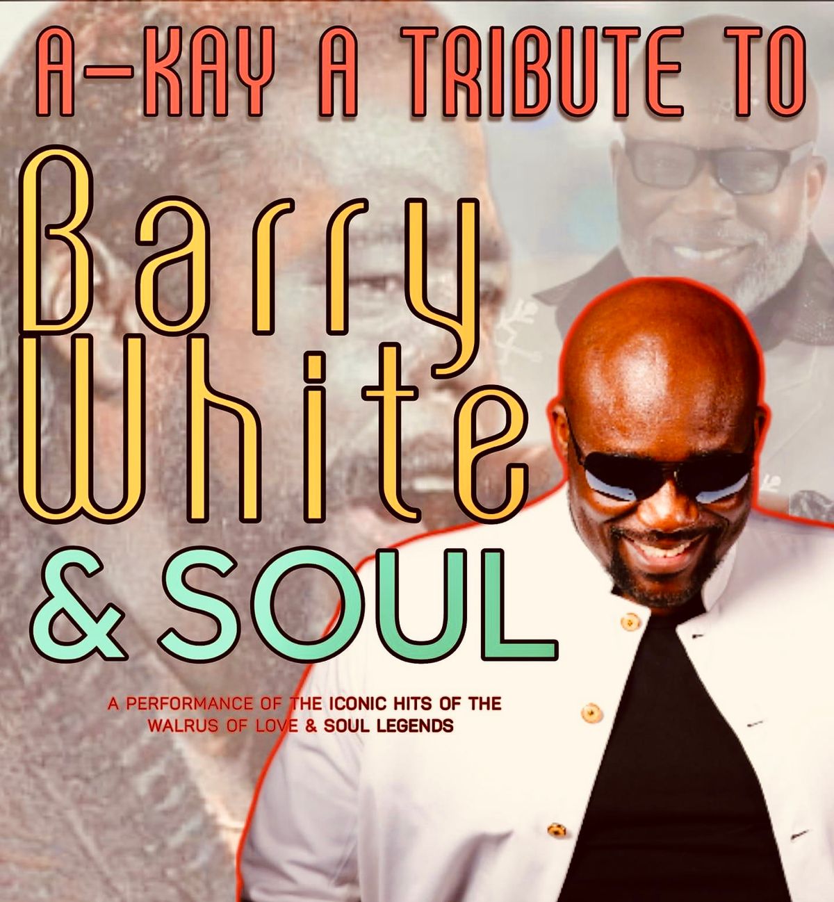 BARRY WHITE - The Tribute plus Soul Hits at Peel Centenary Centre