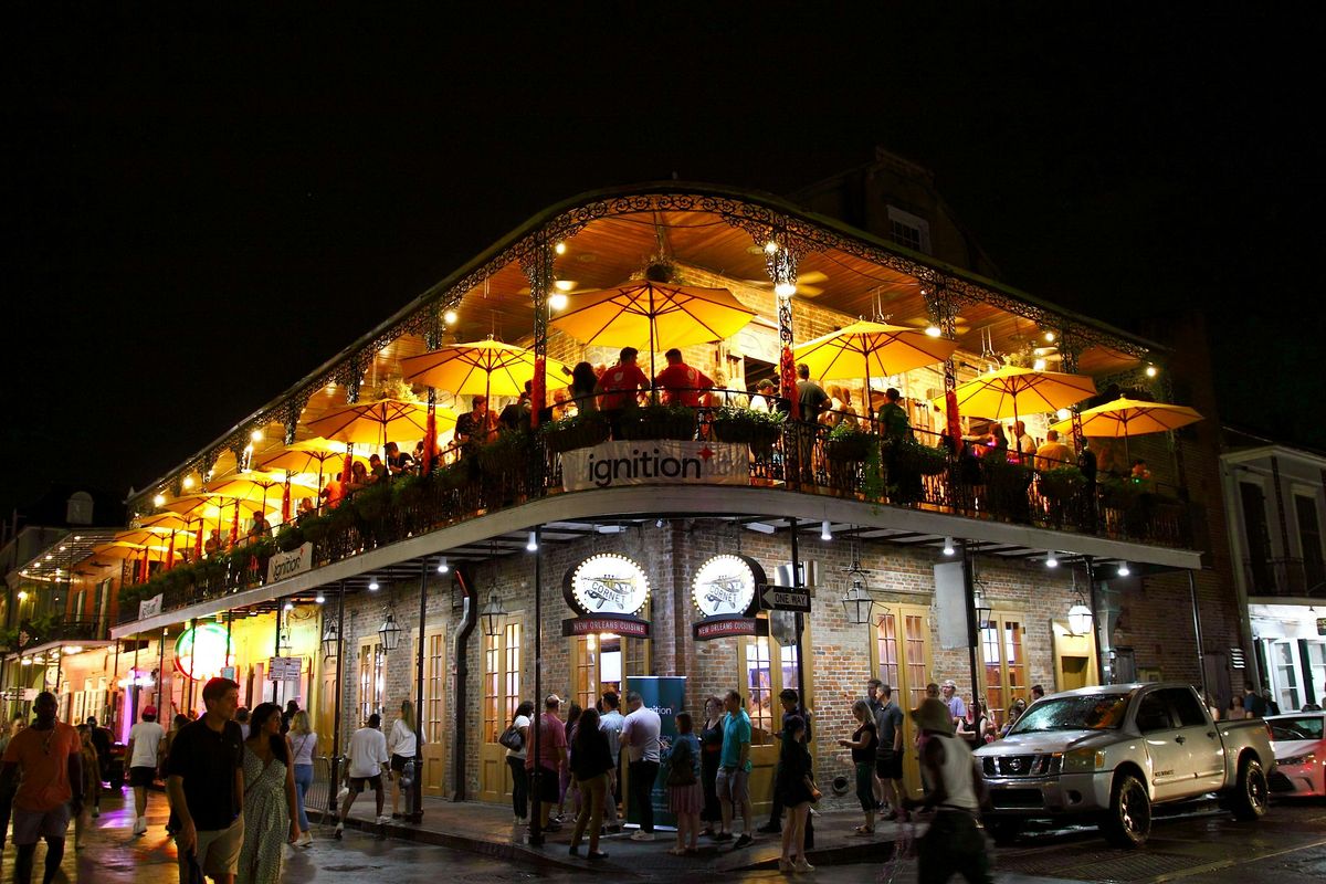 Halloween Bourbon Street Balcony Party