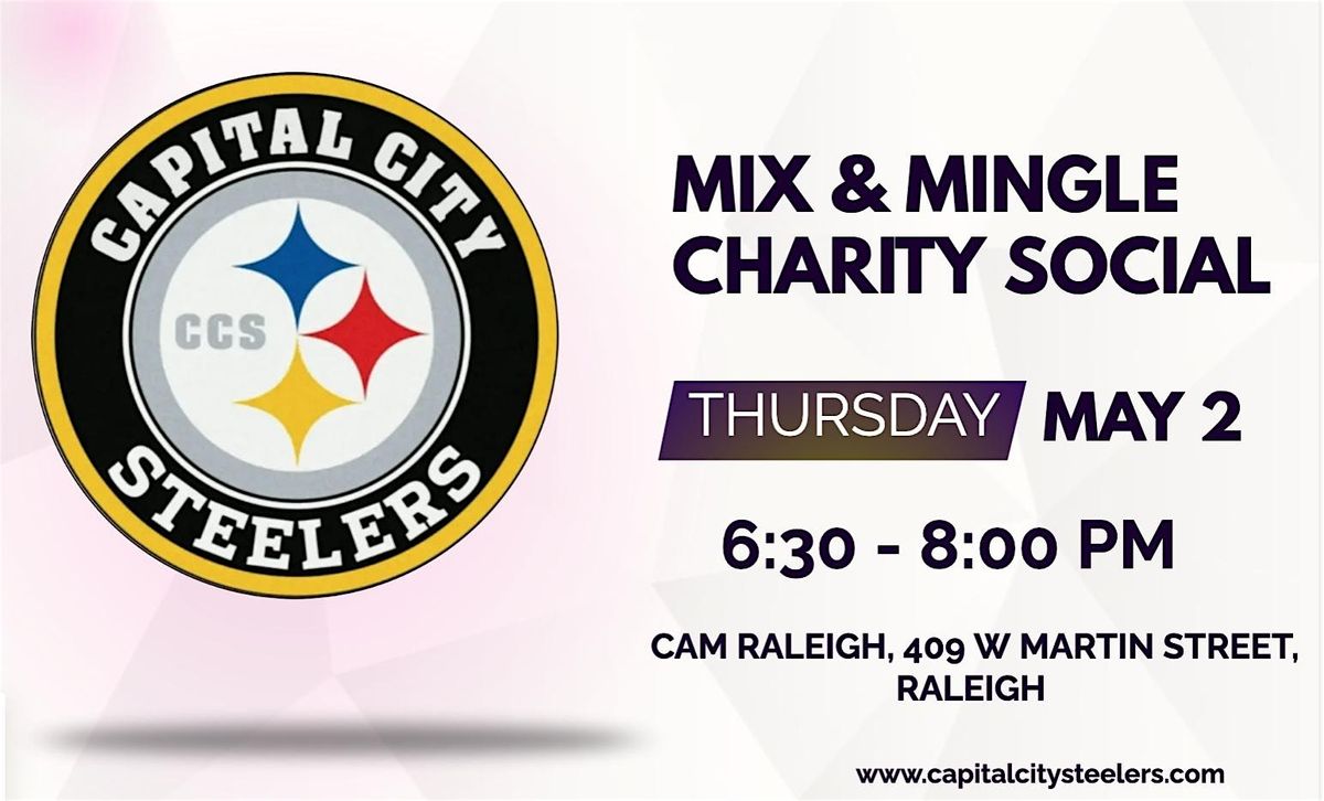 Capital City Steelers: Mix & Mingle Charity Social