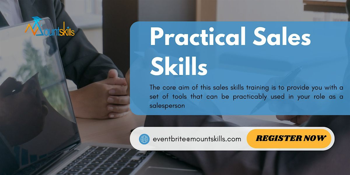 Practical Sales Skills Workshop in Westminster, CO on September 23rd, 2024