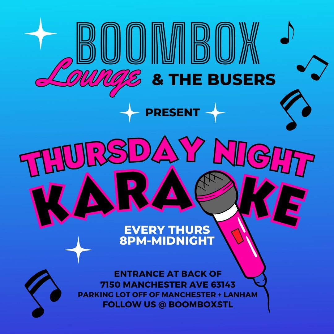 Thursday Night Karaoke at Boombox Lounge