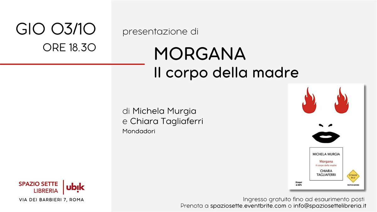 Presentazione di "Morgana. Il corpo della madre"