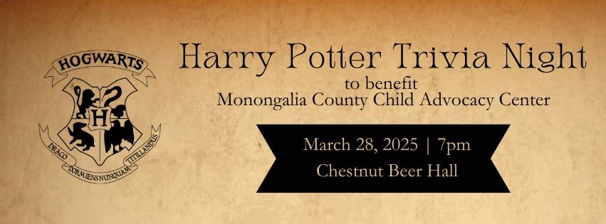 Harry Potter Trivia Night to benefit Monongalia County Child Advocacy Center