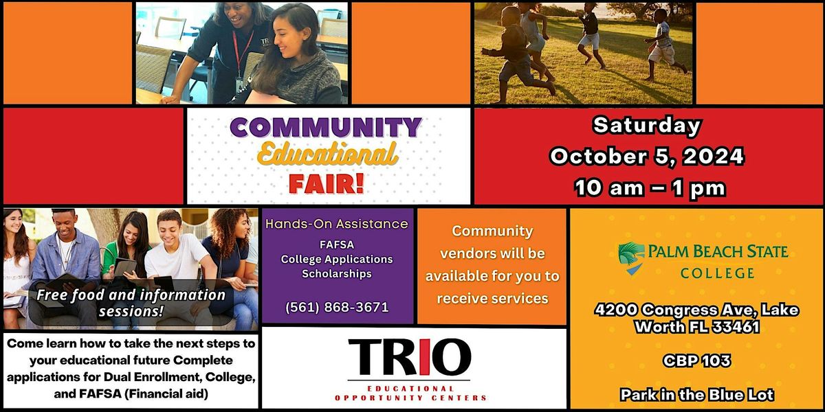 Community Educational Fair at Palm Beach State College 2