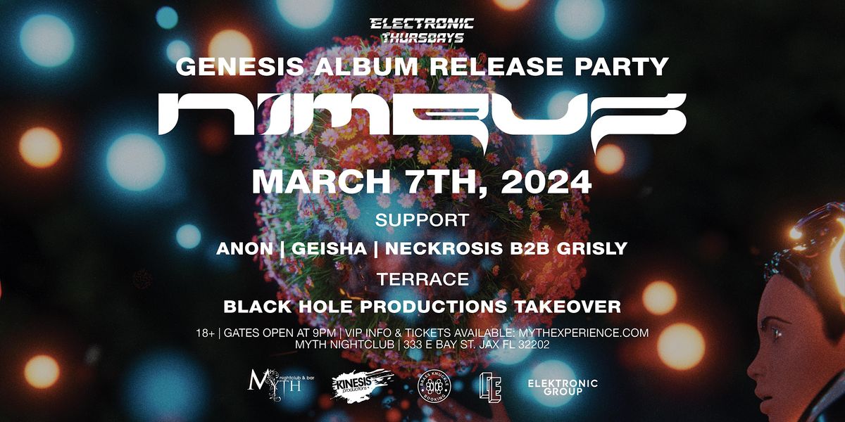 Electronic Thursdays Presents: NIMBVS 'Genesis' Album Release | 3.7.24