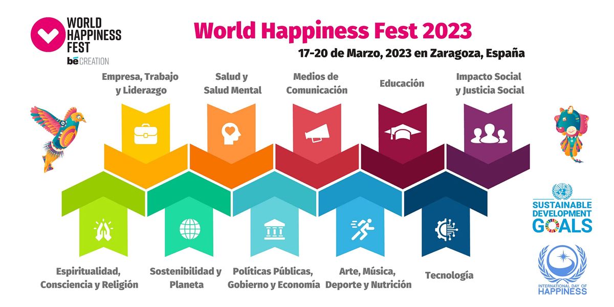 World Happiness Fest 2023 - Zaragoza, Spain