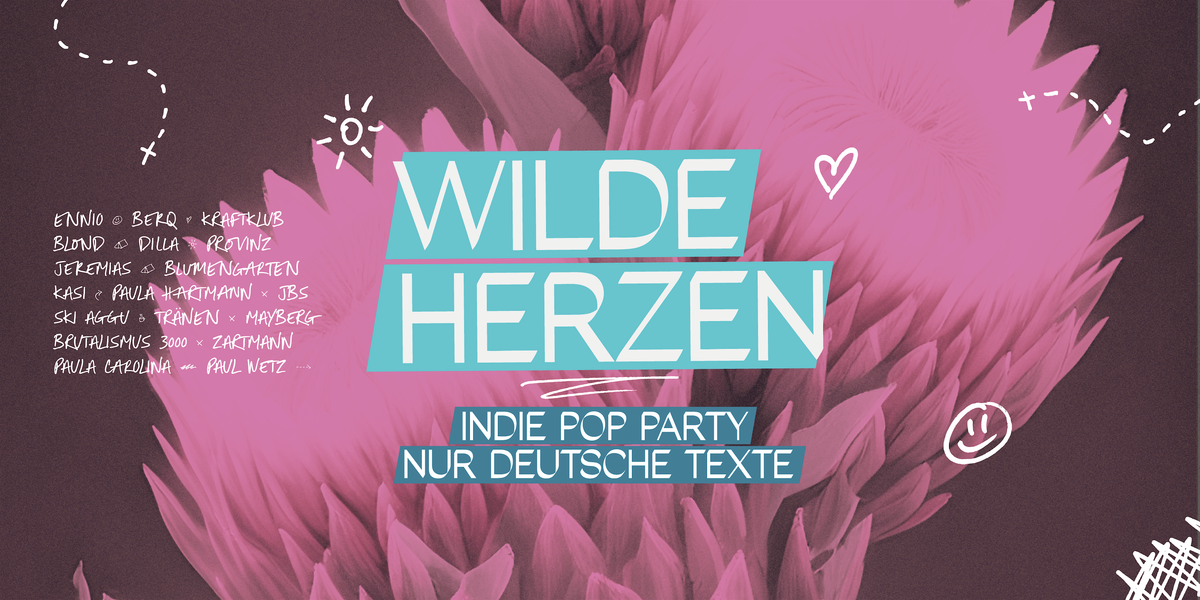 Wilde Herzen \u2022 Die Indie Pop Party mit deutschen Texten \u2022 Chemnitz