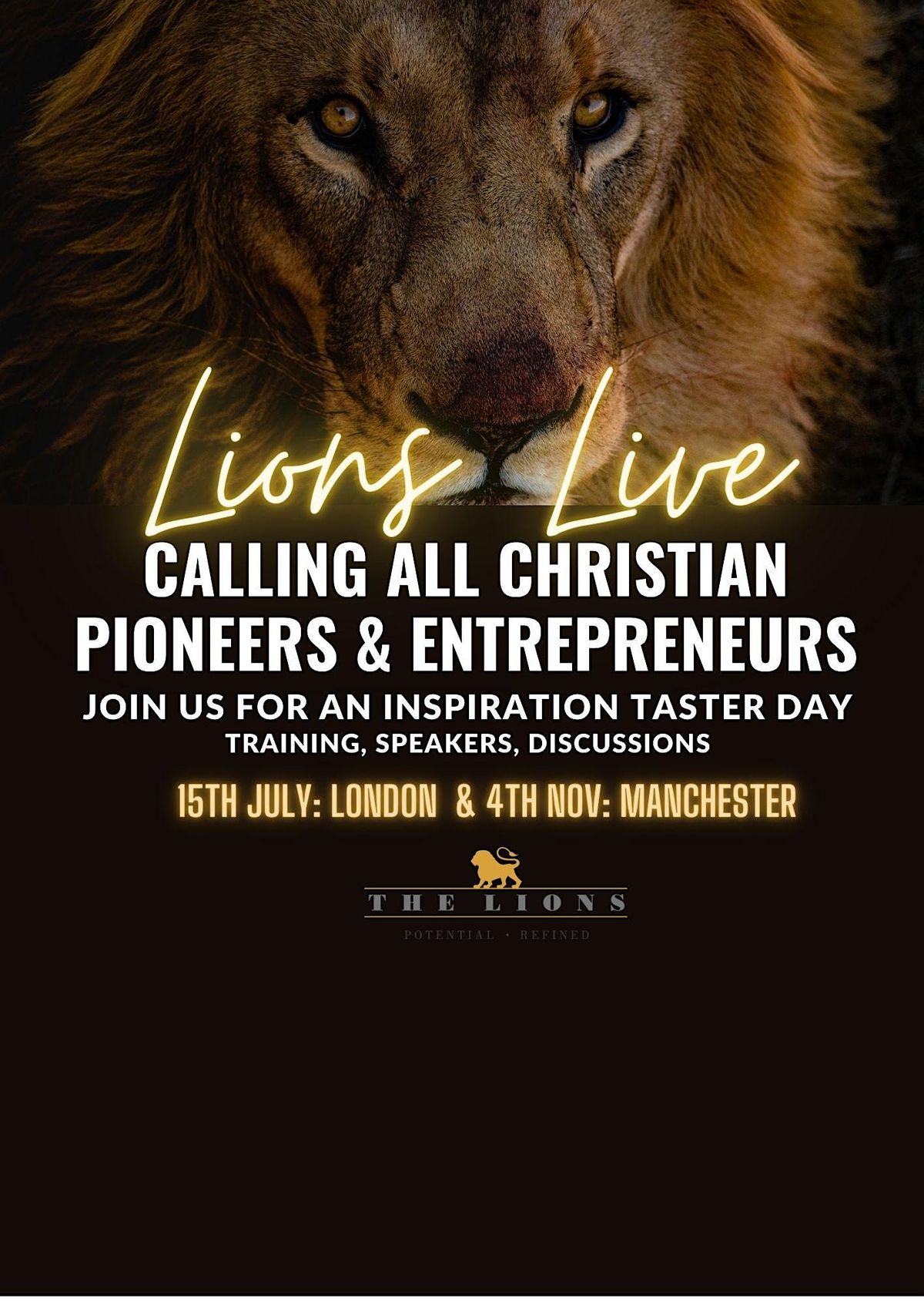The Lions LIVE - Taster Day MANCHESTER