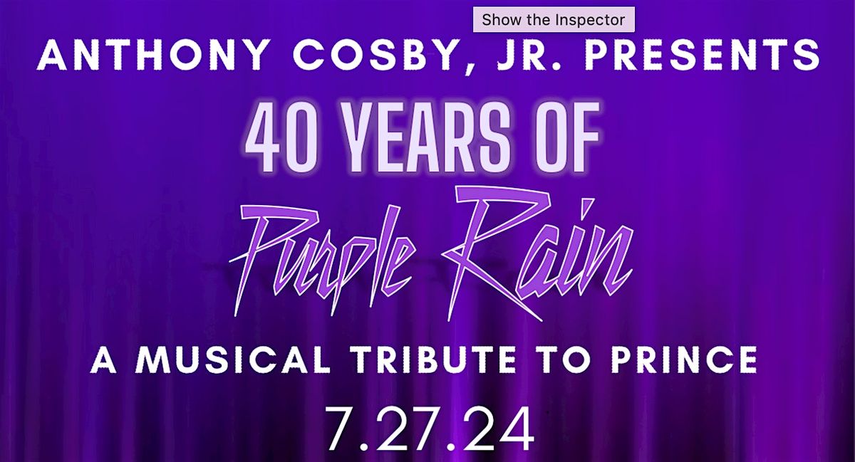 40 Years of Purple Rain: A Musical Tribute to Prince