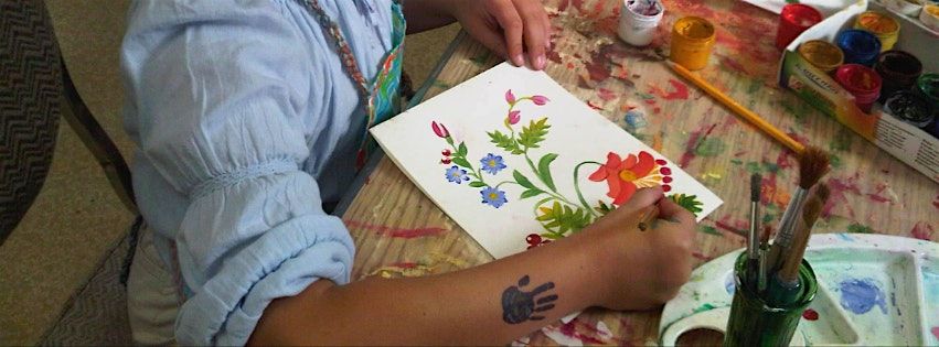 Petrykivka Folk Art for Kids with Olena (In person)