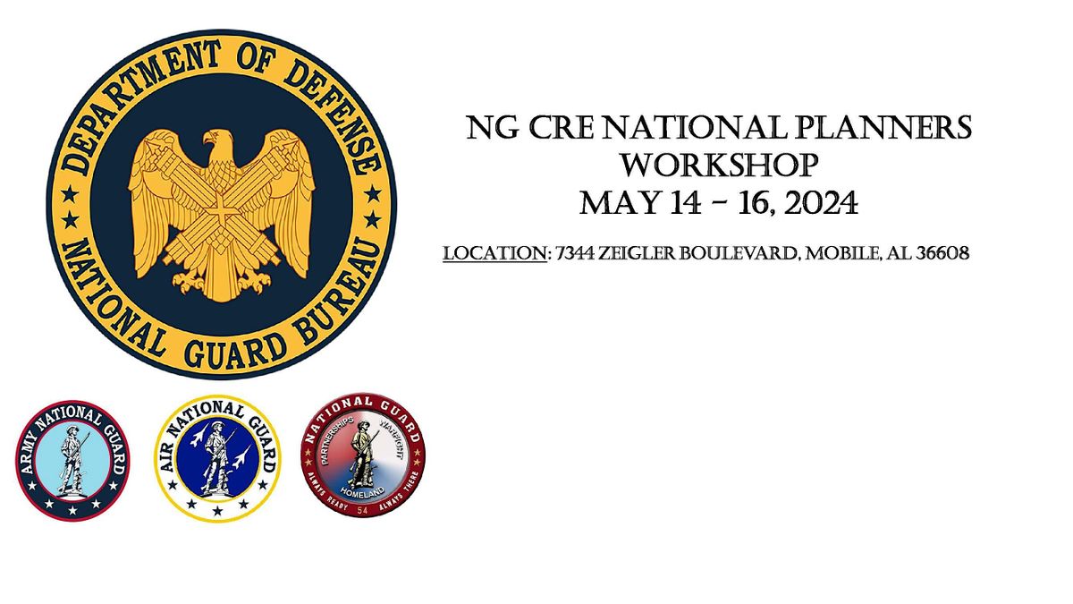 NG CRE National Planners Workshop
