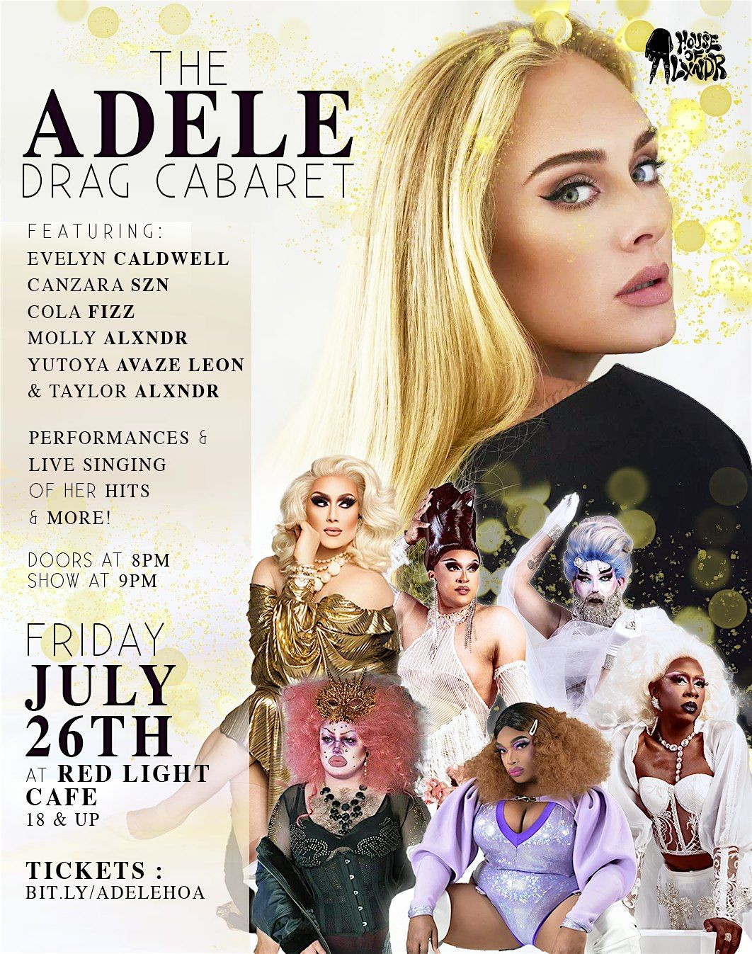 The Adele Drag Cabaret by House of ALXNDR