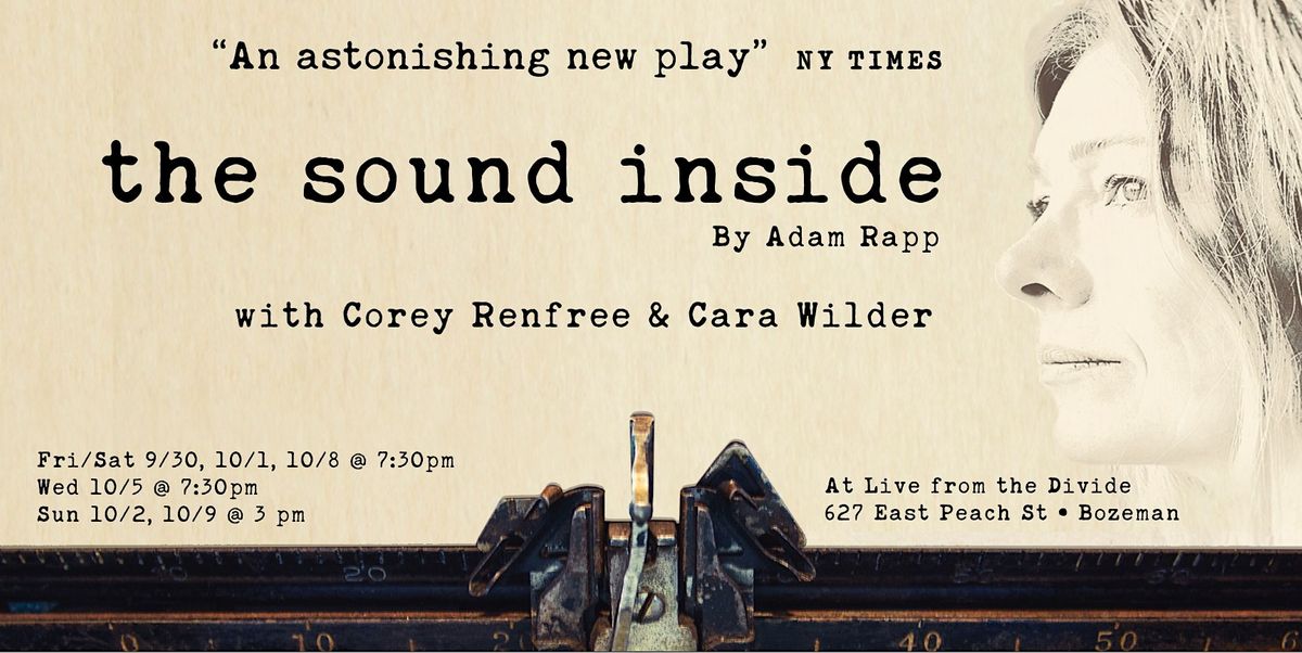 The Sound Inside by Adam Rapp